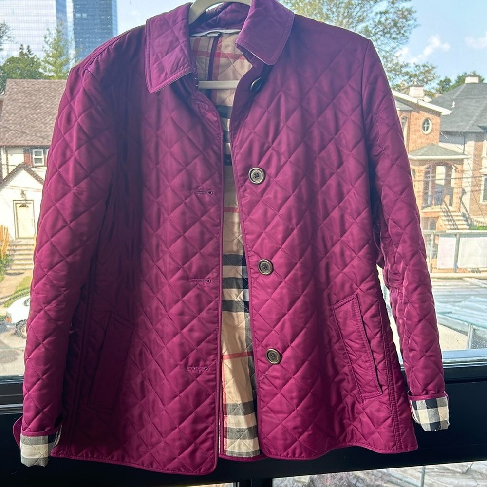 Burberry quilted jacket